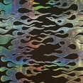 thumbnail image 5 of Nylon Spandex Hologram Flame Foil Fabric - Ignite Style with Mesmerizing Radiance!| Spandex Palace, 5 of 5