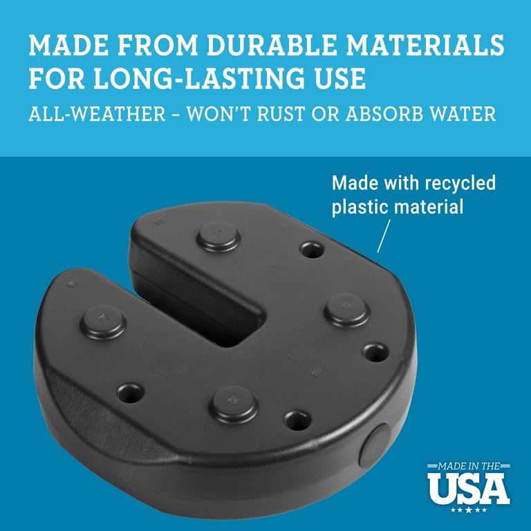 Fillable US Weight Canopy Weights for Securing Canopies Tents and Umbrellas at Outside Events
