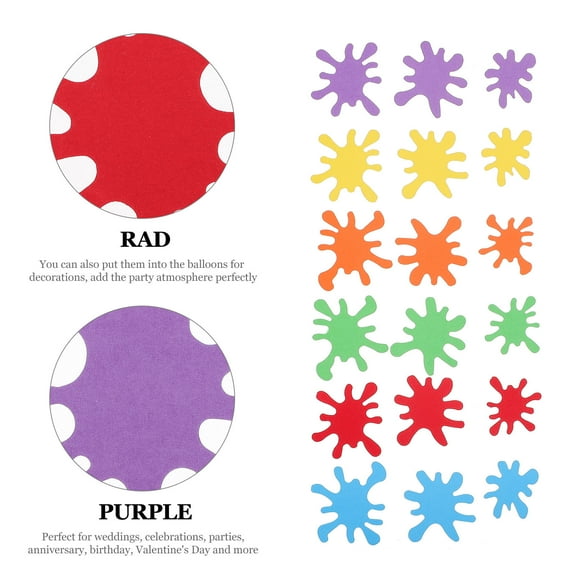 TAILTOSS 300Pcs Paper Confetti for Table Decorations at Parties and Festivals in Assorted Colors