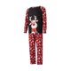 thumbnail image 4 of Disfraz Premium Conjunto de ropa de dormir familiar de Navidad Top de manga larga de vacaciones + Pantalones Trajes familiares para el hogar Kuymtek Rojo T 3EG para Unisex, 4 of 9