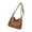 Brown, variant on Women Shoulder Handbag Multiple Pockets Bag Ladies Purse Retro Fashion Tote - Red