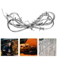 thumbnail image 2 of Shisuyan Fake Rusted Barbed Wire Decoration Halloween Party Background Layout Plastic Barb Wire, 2 of 9