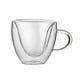 thumbnail image 3 of Taza de café de doble pared de borosilicato Vasos resistentes al calor Taza de bebidas calientes Tazas de vidrio de té para Leche Hogar 150ml BLESIY taza de café, 3 of 8