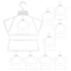 thumbnail image 5 of 10 piezas de ropa para niños perchas de ropa para bebés estantes de secado, 5 of 5