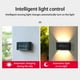 thumbnail image 5 of Inteprter 2 piezas de luces de pared solares para el hogar, patio exterior, jardín, patio trasero, lámpara de cerca recargable impermeable, accesorio de Iluminación y accesorios Blanco cálido Inteprter HA066654-02B, 5 of 6