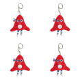 thumbnail image 1 of Paris 2024 Mascot Phryge Llavero Decorativo Mochila Soporte para Llaves Coche, 1 of 4