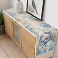 thumbnail image 4 of Coastal Crab Table Runner - 36 Inch Long, Kitchen Dining Table Runner Dresser Scarves, Vintage Summer Beach Coral Ocean Farmhouse Decor for Coffee Tables Wedding Party Banquet, 4 of 8