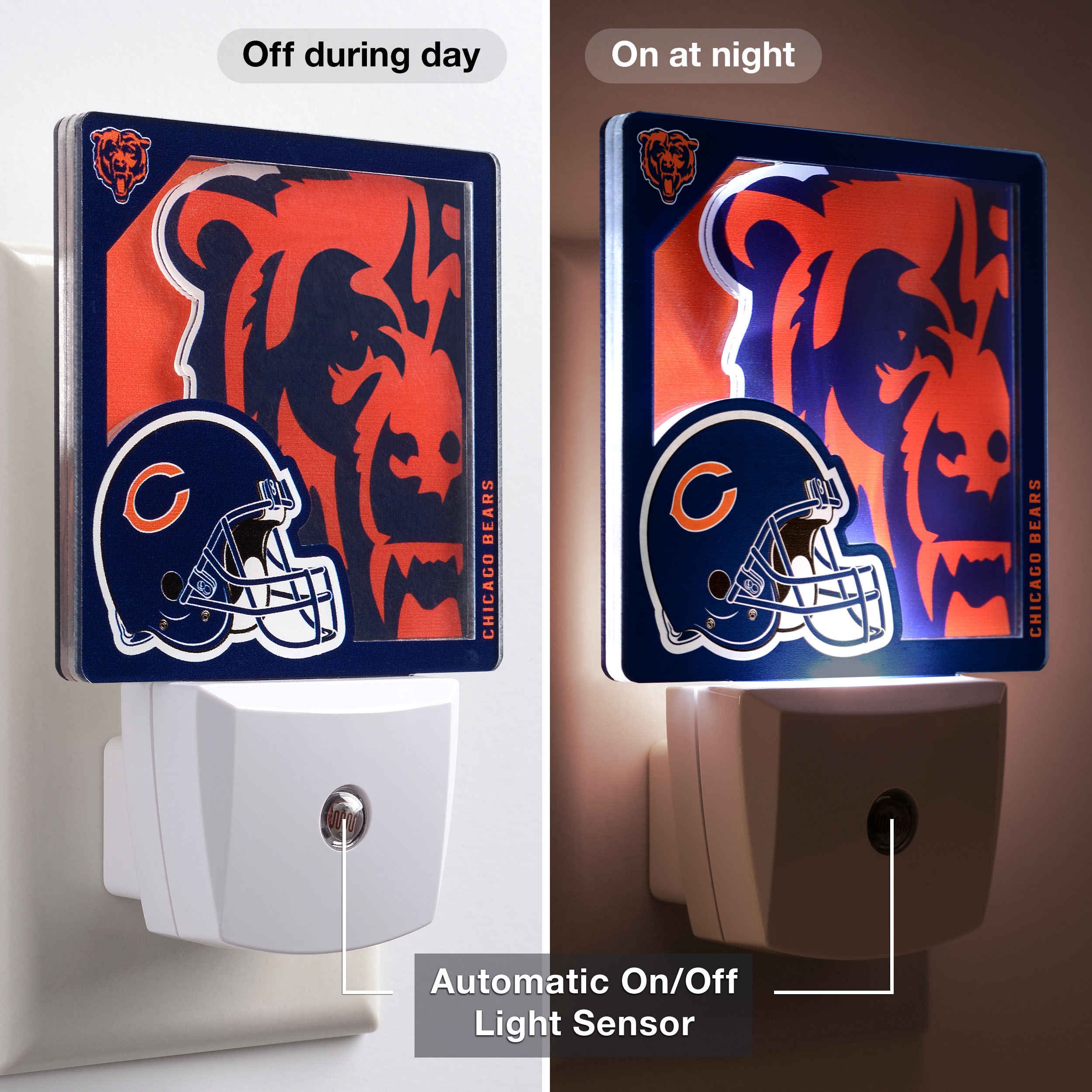 Chicago Bears Logo Series Nite Light