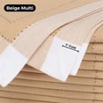 thumbnail image 3 of Bedding Craft Beige Multi Double Hemstitched Design Cotton Cloth Dinner Napkins, Set of 12, 20"x20", 3 of 9