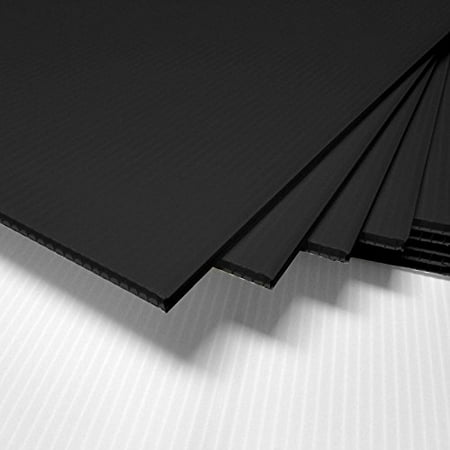 ONE- Corrugated Plastic 18x24 4mm Black