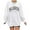 White, variant on Dellytop Women's Crewneck Long Sleeve Casual Pullover Oversized Sweatshirt