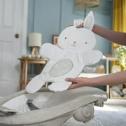 Ingenuity InLighten Twinkle Tails Vibrating Infant Baby Bouncer with Lightning Toy Bar and Pillow