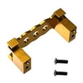 thumbnail image 5 of Almencla RC Servo Mount Modification Spare Parts Easy to Install Professional Servo Mount Fixed Seat Fixed Base for 1/12 124016 124017 Gold, 5 of 8