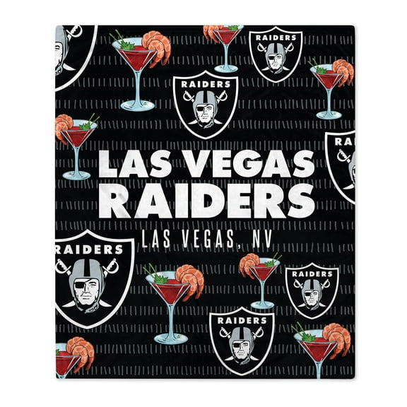 Las Vegas Raiders 60'' x 70'' Hometown Logo Fleece Blanket