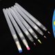 thumbnail image 2 of 1 Set 6pcs Water Storage Paint Brush Watercolor Brush Pens Water Soluble Color Lead Three Pointed Heads Three Flat Heads (Colorful), 2 of 3