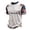 Orange, variant on England 2026 Soccer Cup Fan Jersey for Men, Short Sleeve Crew Neck Shirt with Red & White Cross Pattern, Breathable Athletic Top, 1 PC Beige L