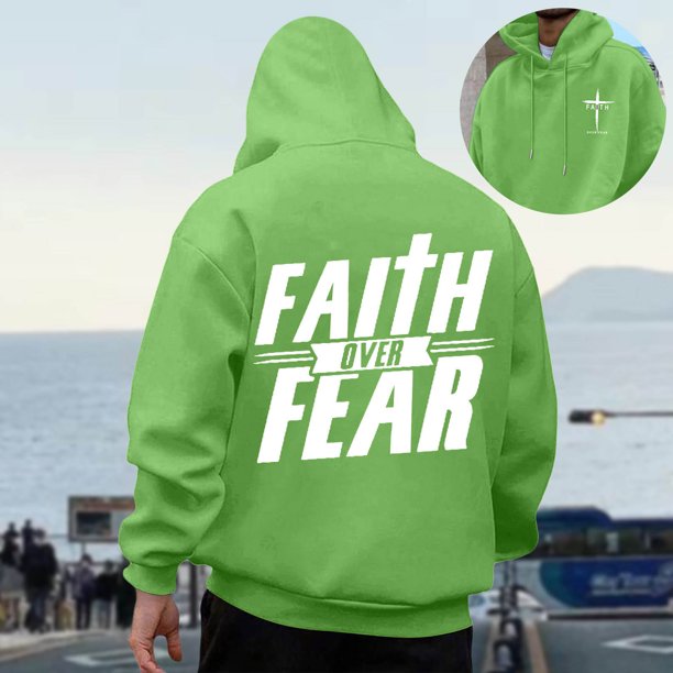 MHFRRA Sudadera con Capucha para Hombre, de Manga Larga, Informal, con Diseño Estampado, para Otoño E Invierno, Cómoda para Uso Diario, para Senderismo Al Aire Libre Verde