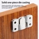 thumbnail image 5 of VOPPV - 8 soportes empotrados para muebles, para cabecero de cama, herrajes de montaje en pared, resistentes, 5 of 7