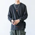 thumbnail image 4 of Ropa para hombre, camiseta de algodón 100 % para hombre, camiseta holgada de corte regular, jersey de manga larga, sudaderas casuales de moda Harajuku Xl Y2k, 4 of 5