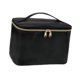 thumbnail image 5 of Bolsa de cosméticos, neceser, organizador con asa y divisor, bolsa de viaje grande Negro, 5 of 9