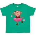 thumbnail image 3 of Inktastic Ballerina Dance Monkey Girls Toddler T-Shirt, 3 of 5