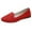 Red, variant on fukaraa Round Toe for Women Dressy Comfortable Slip On Dress Business Flat Casual Shoes