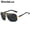 Black Golden Grey, variant on ShedaLux men's and women's same polarized alloy square oversized frame sunglasses driving sunglasses sunshade glasses