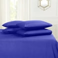 thumbnail image 4 of Empyrean Luxury Bed Sheets, Microfiber Bed Sheet Set, King, Royal Blue, 6 Piece, 4 of 9