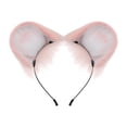 thumbnail image 1 of Diadema con Orejas de Hámster Jinwen Rosa, 1 of 8