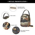 thumbnail image 4 of FORMRS Crossbody Bag for Women Quilted Travel Shoulder Cell Phone Purse with Chain Strap Handbag, Black Halloween Cat, 4 of 7