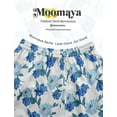 thumbnail image 6 of Moomaya Womens Cotton Resort Skirt with Pockets | Tiered Maxi Summer Skirt | 40-Inch Vacation Wear | Flowy Vacation Outfit, 6 of 7