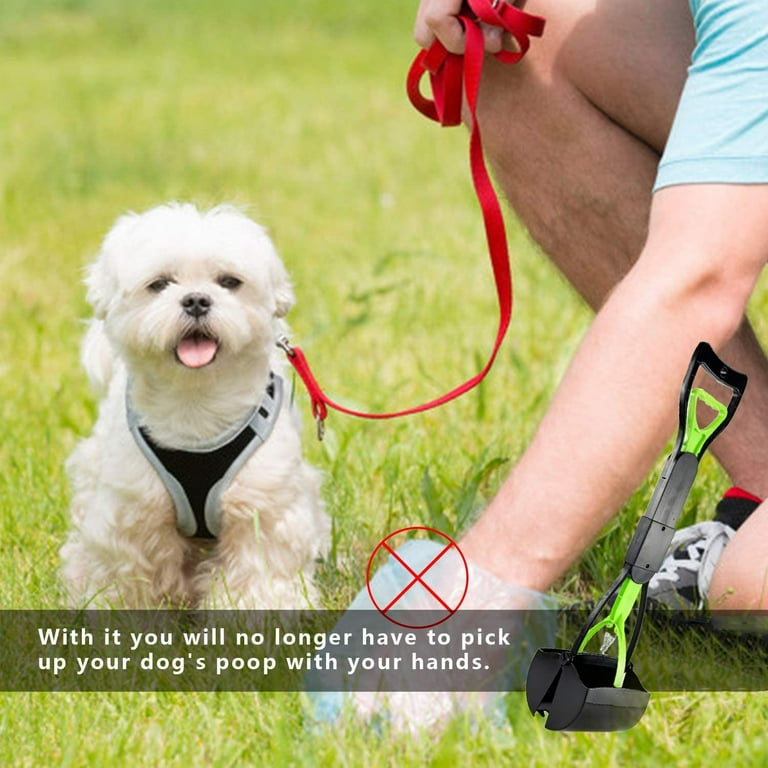 Dog poop top collector harness