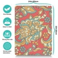 thumbnail image 5 of Paisley Dog Feeding Mat - Absorbent Non-Slip Pet Food Mat - Vintage Boho Waterproof Placemat for Bowls - Multi-Layer Sponge Core & Rubber Base - 12x19 Inches, 5 of 5