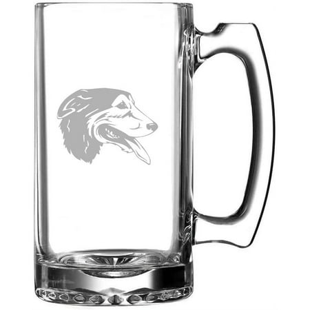 

Huntaway Dog Themed Etched 25oz Beer Mug