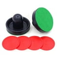 thumbnail image 7 of Light Weight Air Hockey Dark Blue and Red Air Hockey Pushers - Red Replacement Pucks for Game Tables, Equipment, Accessories Standard Size,4 Pushers and 8 Red Pucks, 7 of 7