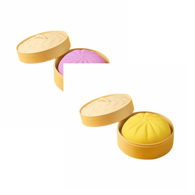 HAOAN 4PCS Colorful Dumpling Stress Balls Sensory Toy Stress