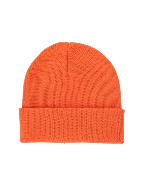 Infant Baby Plain Winter Beanie Hat Toddler Skull Cap CCJ875 (Orange)