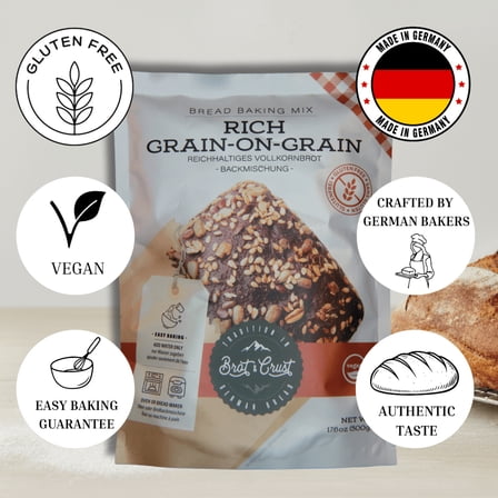 Brot  Crust - Gluten Free German Grain-on-Grain Bread Baking Mix