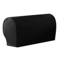 thumbnail image 3 of PU Leather Stretch Armrest Covers, Waterproof Arm Slipcovers with Twist Pins(2pcs,Black), 3 of 6