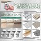 thumbnail image 3 of Vinyl-Siding Hooks for Hanging Outdoor,10PCS, 3 of 5