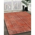 thumbnail image 3 of Ahgly Company Machine Washable Indoor Square Traditional Lava Red Area Rugs, 5' Square, 3 of 7