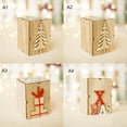 thumbnail image 2 of Mini Christmas Romantic Wooden Candle Support Christmas Candlestick Party Desk Pendants Home Decor Kids Gift, 2 of 6