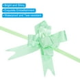 thumbnail image 4 of Uxcell 8 Inch Pull Bows Ribbon Gift Wrapping String Rose Pattern Decorative Bow Tie Green 100 Pack, 4 of 5