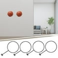 thumbnail image 1 of LJNYFDC Mounting Screws Included Ball Holder Wall Mount Ball Holder 4Pcs Multifunctional Display Rack for Football Basketball Hat Motorcycle Strong Iron Storage Hanger, 1 of 5