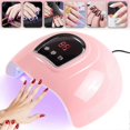 thumbnail image 2 of 54W LED Nail Lamp UV Nail Dryers Phototherapy Nail Machine with Timer Nail Dryer Lamp, 2 of 4