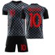 thumbnail image 1 of Nuevo 2021/2022 Kids Soccer Jersey 10 # Modric 17 # Mandzukic Football Jerseys Suit Shorts Set-10 Black-28 BmatwkZeng Bmatwk Jersey, 1 of 2