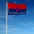 thumbnail image 2 of Dutern Double Sided Army 30th Infantry Division Flag Military Banner 3 Ply with Brass Grommets 2x3 Feet, 2 of 4