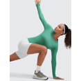 thumbnail image 3 of Remera CRZ YOGA sin costuras de manga larga transpirable pequeña, 3 of 5