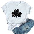 thumbnail image 1 of Birdeem T-Shirt Décontracté pour Femmes Imprimé Saint-Patrick à Manches Courtes, 1 of 7