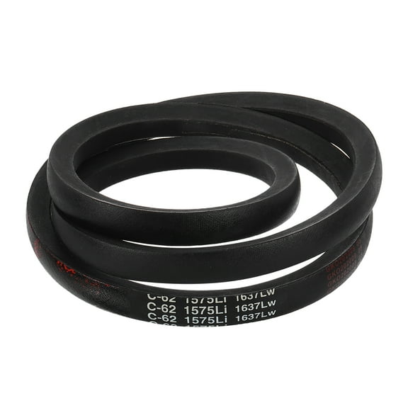 Uxcell C62 Drive V-Belt 62 Inch (1575mm) Inner Circumference x 22mm Width x 14mm Height, Rubber V Belt for Power Transmission